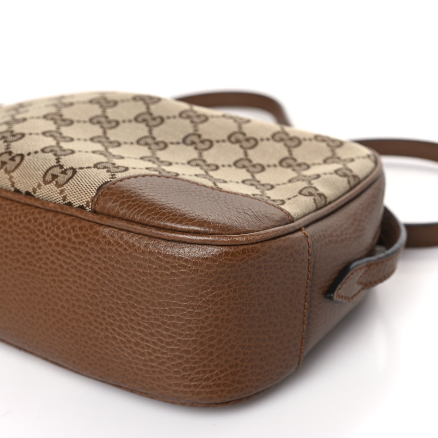 Gucci Monogram Mini Bree Messenger Bag Beige Tabacco 9 of 10