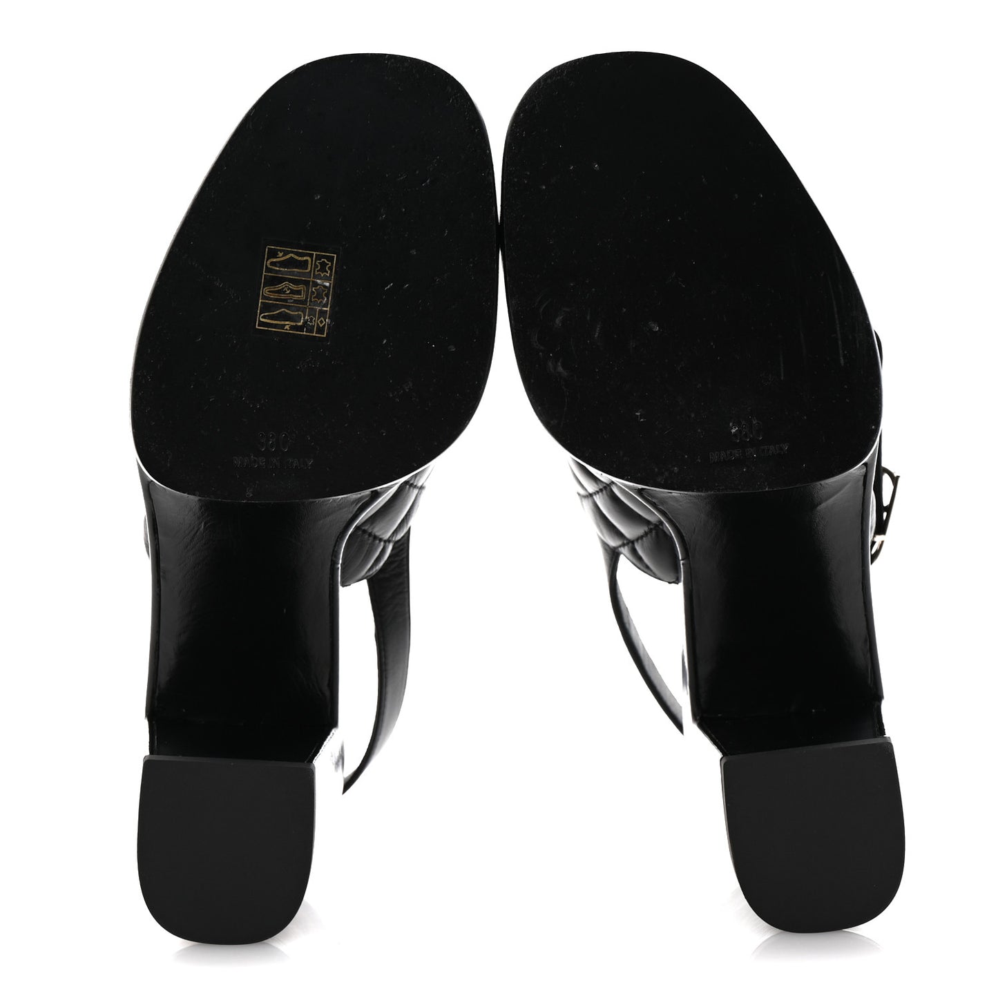 Lambskin Quilted Peep Toe Wedge Sandals 38 Black