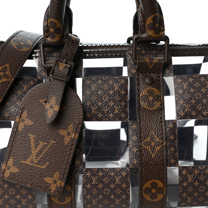 Louis Vuitton PVC Monogram Chess Keepall Bandouliere 25 7 of 9