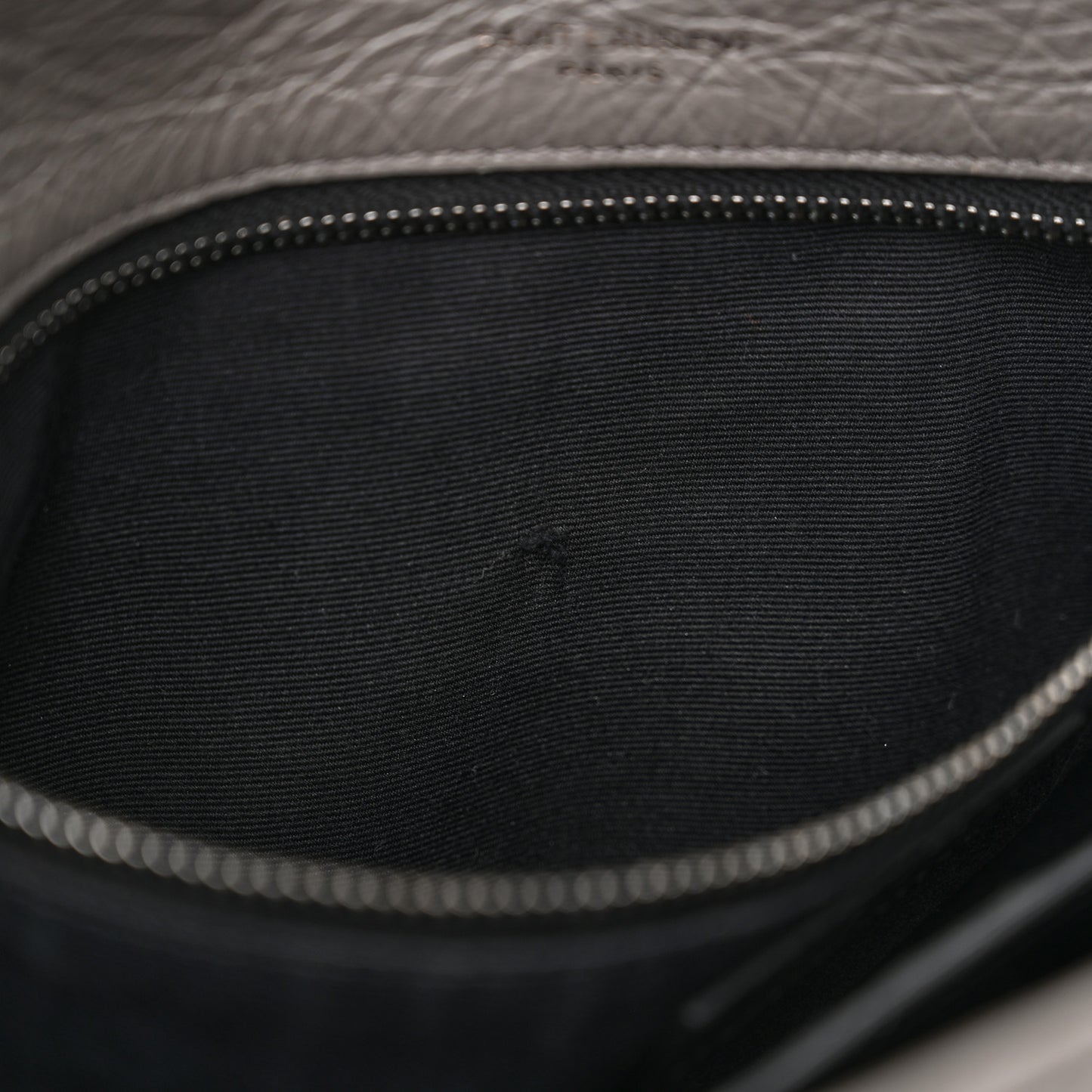 Crinkled Calfskin Matelasse Monogram Medium Niki Chain Satchel Fog