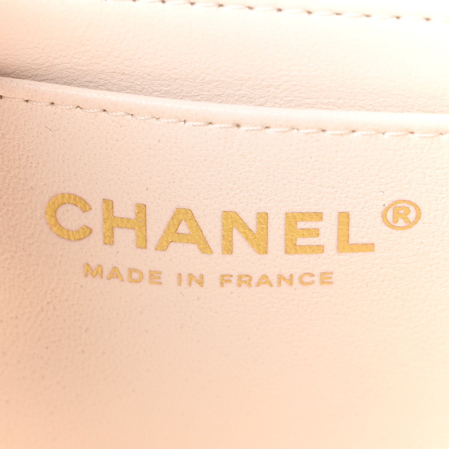 Chanel Lambskin Resin Crystal Square Quilted Monacoco Mini Square Flap White 6 of 11