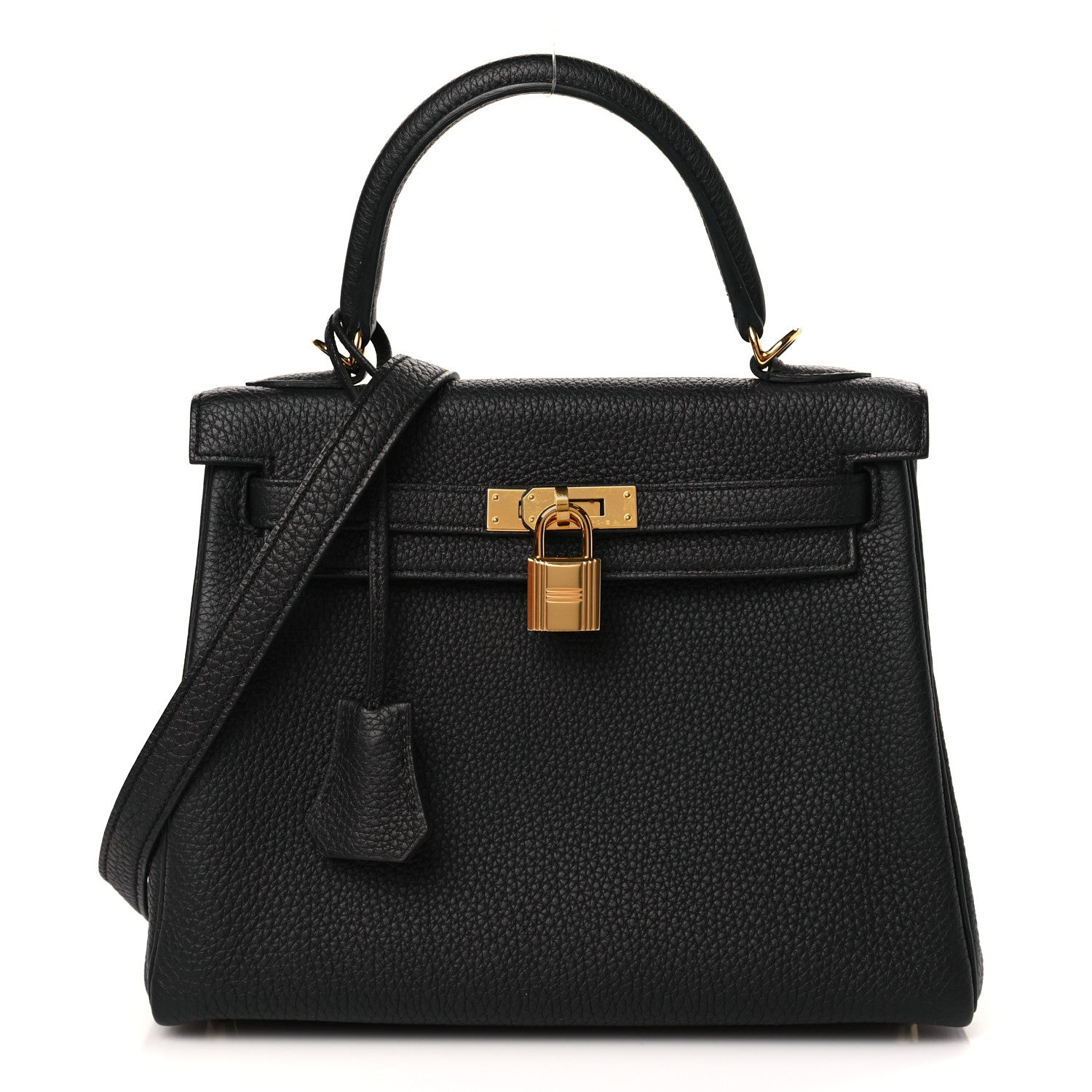Hermes Togo Kelly Retourne 25 Black 1 of 10
