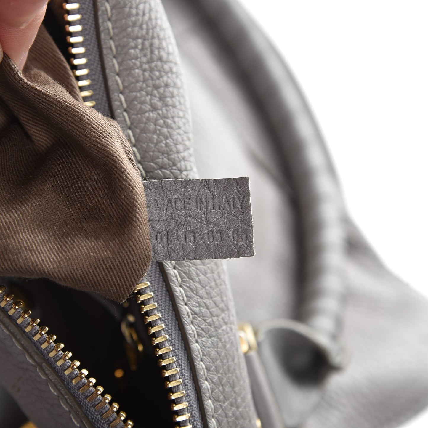 Calfskin Medium Marcie Satchel Cashmere Grey