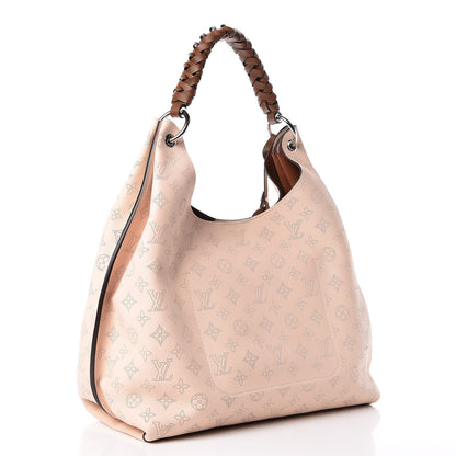 Louis Vuitton Mahina Carmel Hobo Creme 3 of 11