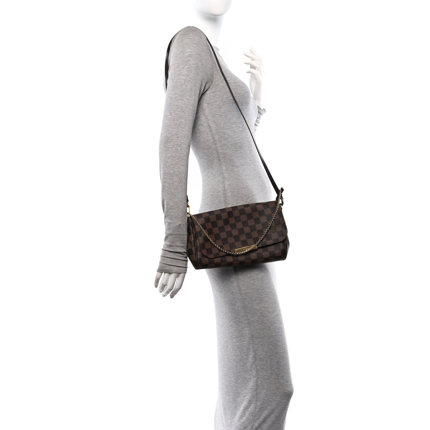 Louis Vuitton Damier Ebene Favorite MM 2 of 9