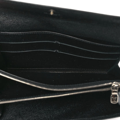 Louis Vuitton Epi Sarah Wallet Black 5 of 9