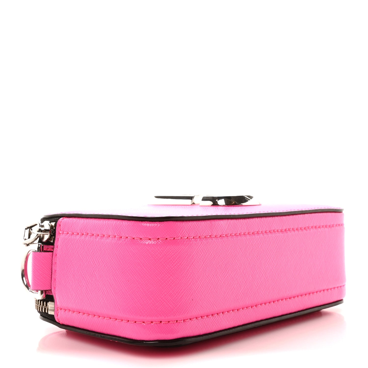 Marc Jacobs Saffiano Small Snapshot Camera Bag Bright Pink 4 of 10