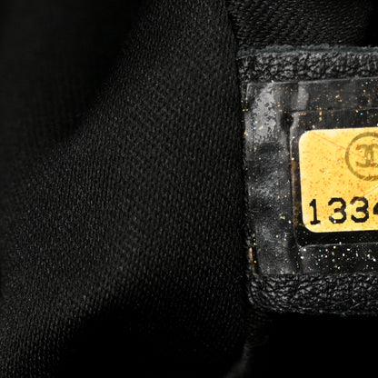 Chanel Glazed Calfskin Stitched XL On The Road Flap Black 6 of 15
