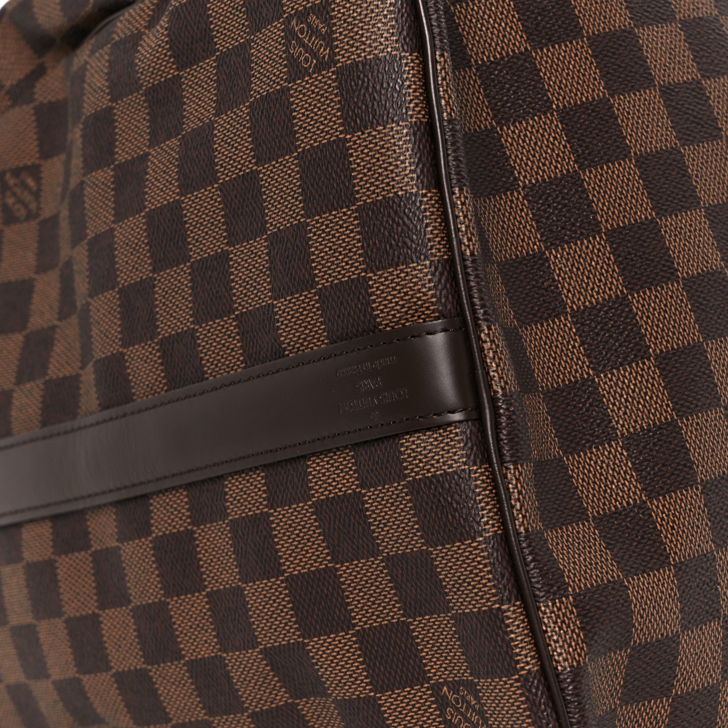 Louis Vuitton Damier Ebene Keepall Bandouliere 55 8 of 11
