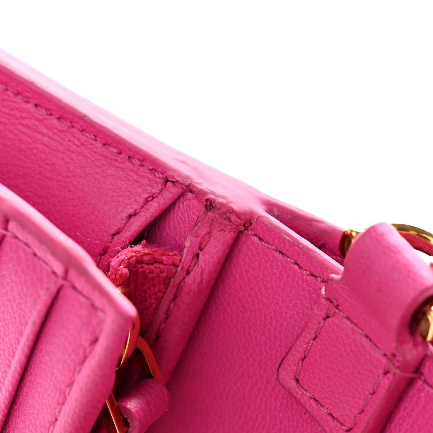 Versace Calfskin Greca Goddess Chain Wallet Pink 12 of 16