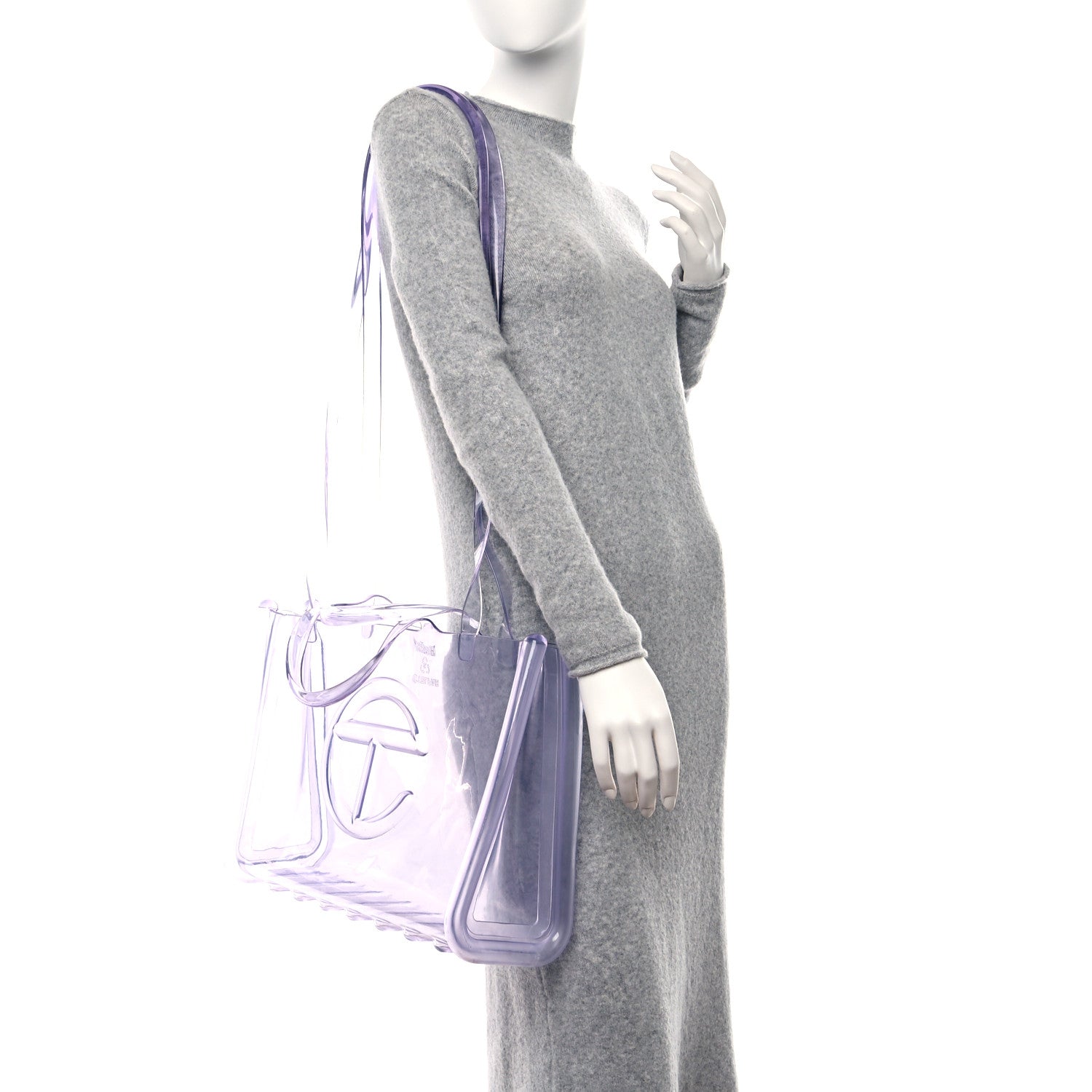 Telfar x MELISSA Jelly Medium Shopping Bag Clear 2 of 9