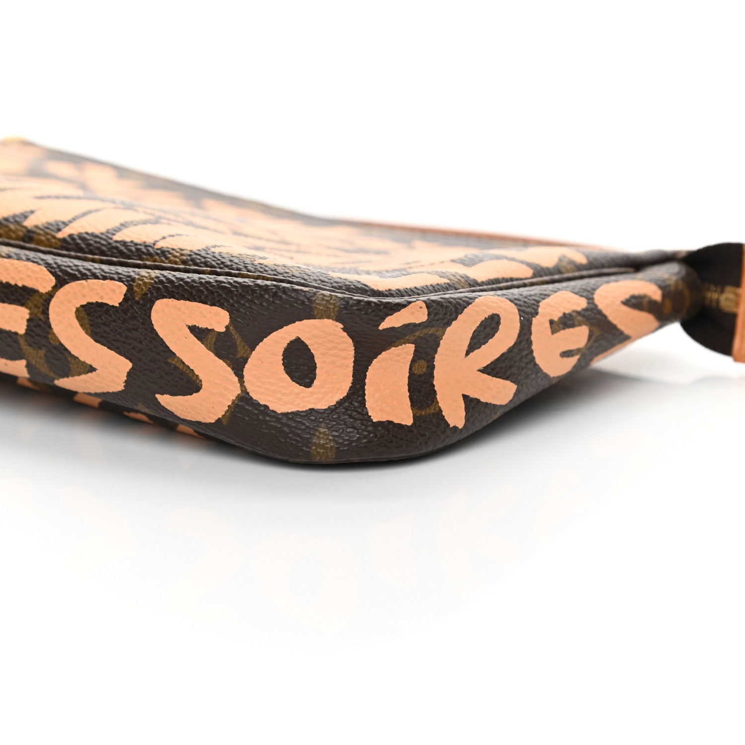 Louis Vuitton Monogram Graffiti Pochette Accessories Peach 10 of 14