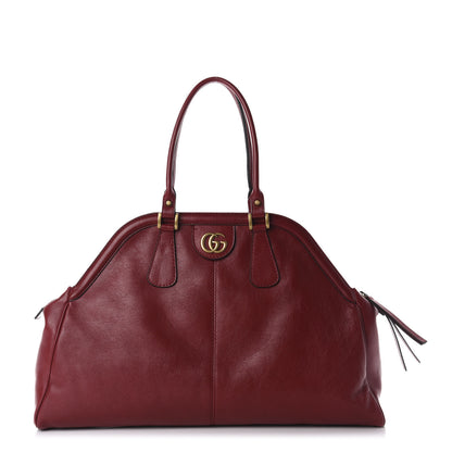 Gucci Calfskin Large Re(Belle) Top Handle Bag Red 1 of 10
