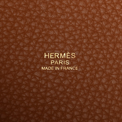 Hermes Taurillon Clemence Picotin Lock 22 MM Gold 6 of 11