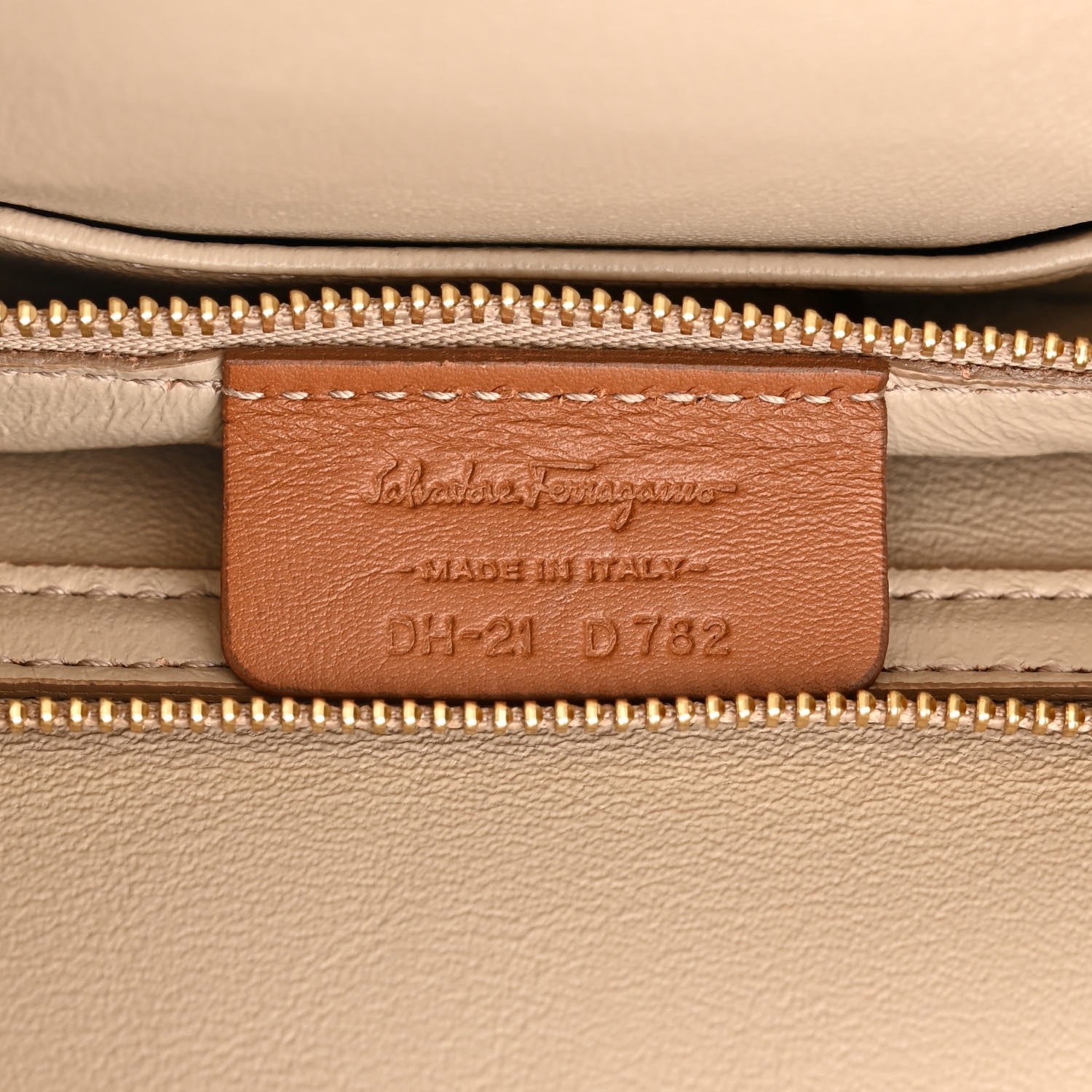 Salvatore Ferragamo Calfskin Large Sookie Satchel Brown 7 of 12