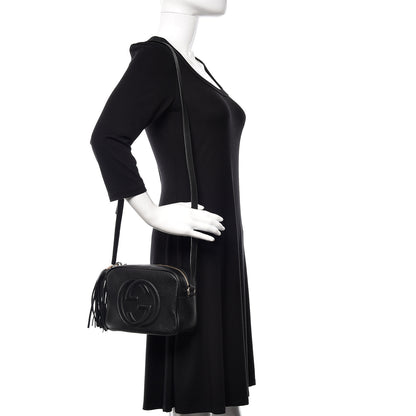 Gucci Pebbled Calfskin Small Soho Disco Bag Black 2 of 10