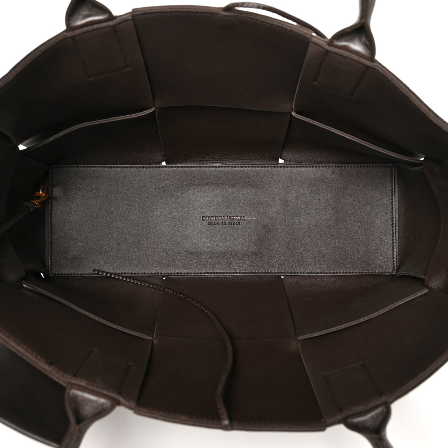 Nappa Maxi Intrecciato Arco Tote Fondant