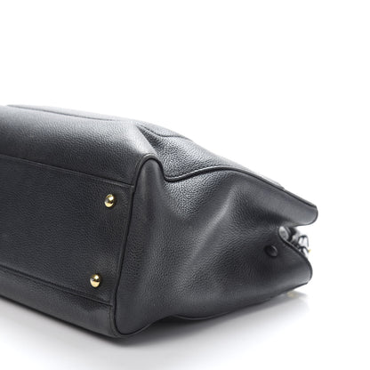 Chanel Grained Calfskin Small Neo Executive Shopper Tote Black 10 of 15