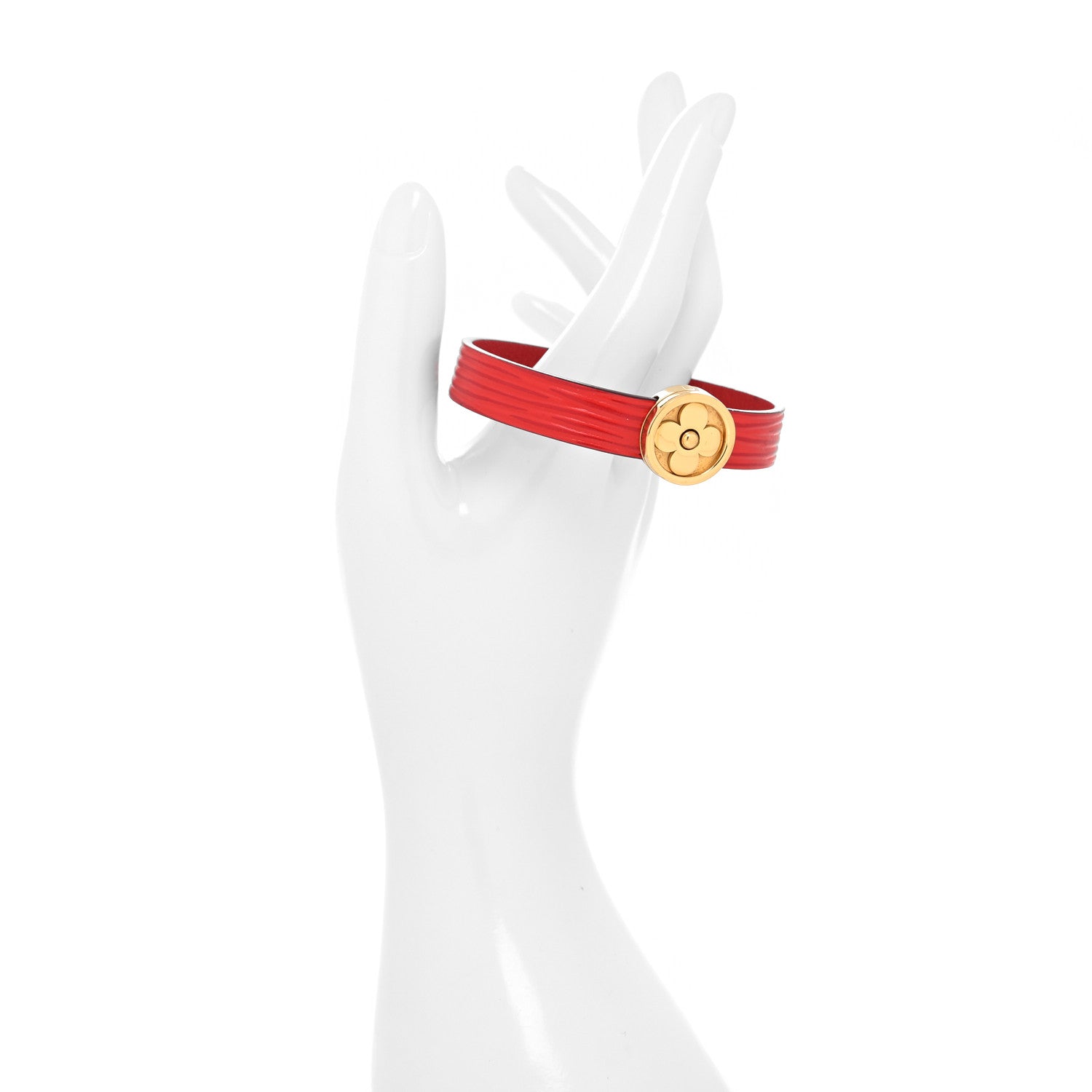 Louis Vuitton Epi Bracelet 19 Red 2 of 6