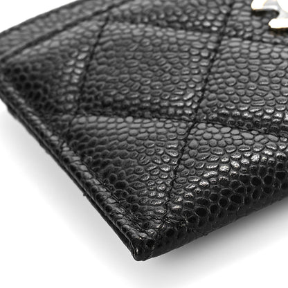 Chanel Caviar Quilted Card Holder Black 9 of 11