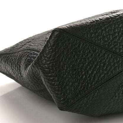 Burberry Heritage Grain Check Embossed Medium Dewsbury Tote Black 7 of 8