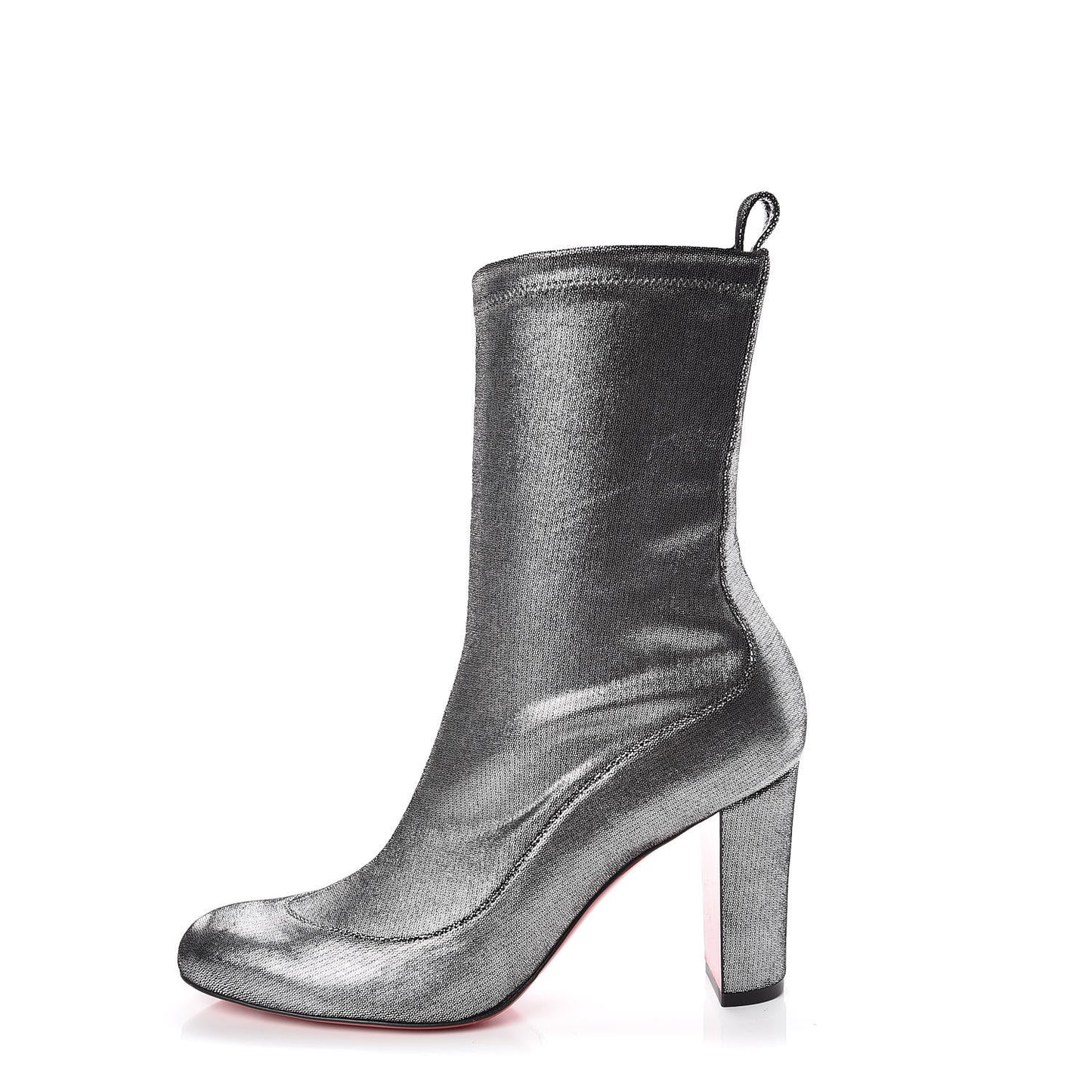 Nappa Stretch Gena 85 Bootie 37 Silver