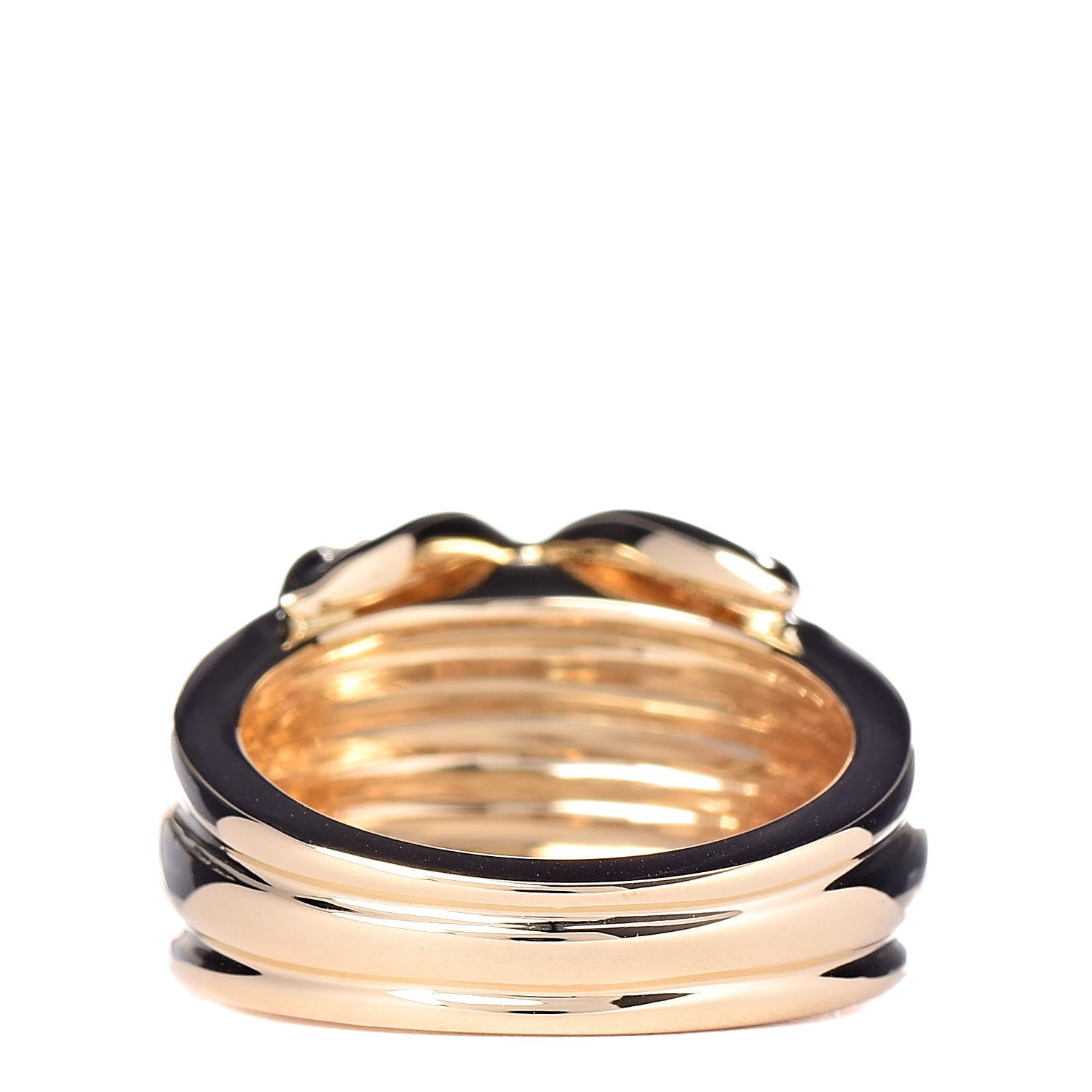 Tiffany 18K Yellow Gold Diamond Signature X Ring 49 4.75 4 of 6