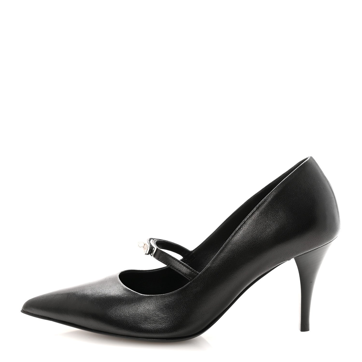 Hermes Nappa Majeste 80 Pumps 37.5 Black 1 of 9