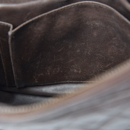 Chanel Lambskin Quilted Large Camera Case Brown 14 of 28