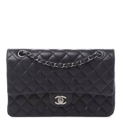 Chanel Lambskin Quilted Medium Double Flap Black 1 of 14
