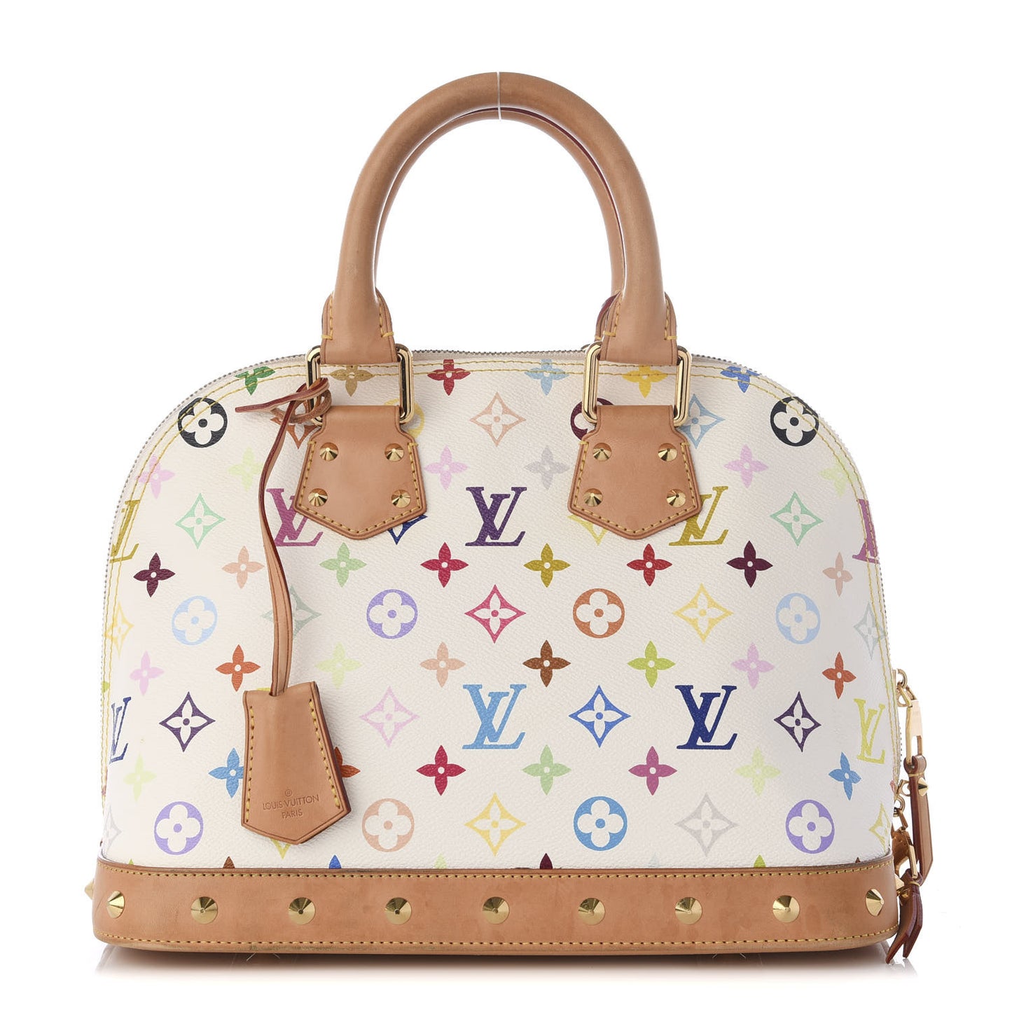 Monogram Multicolor Alma PM White