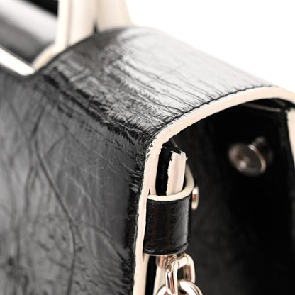 Christian Dior Crinkled Calfskin Medium Diorever Flap Black 14 of 15