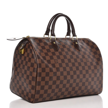 Louis Vuitton Damier Ebene Speedy 35 3 of 8