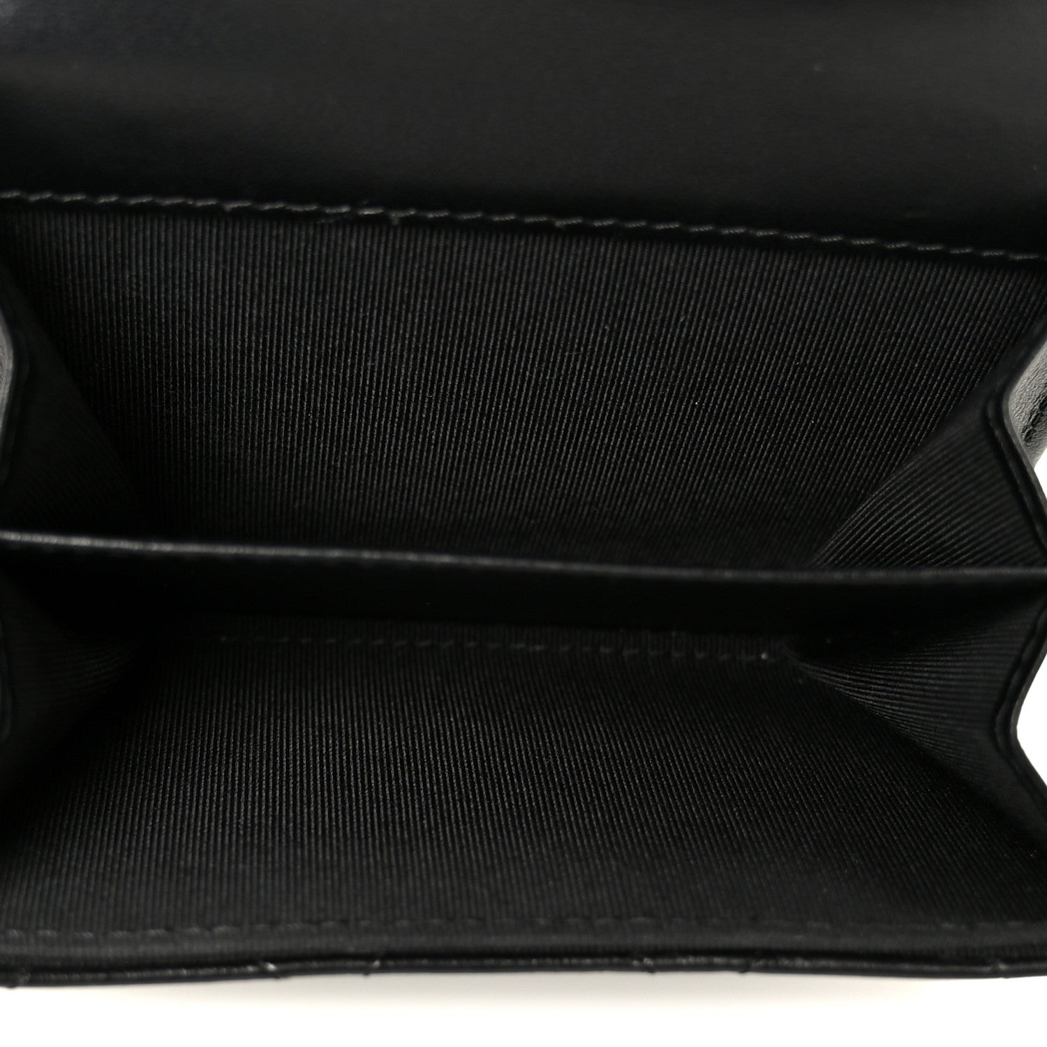 Chanel Aged Calfskin Quilted Reissue Flap Card Holder Wallet So Black 5 of 9