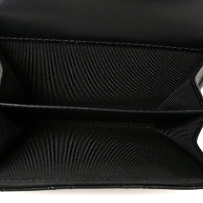 Chanel Aged Calfskin Quilted Reissue Flap Card Holder Wallet So Black 5 of 9