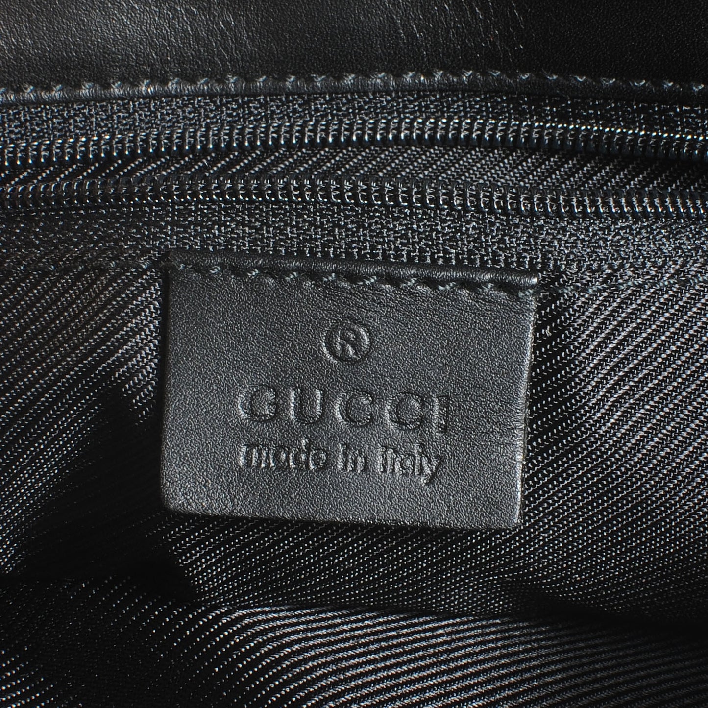 Monogram Small Bucket Tote Black
