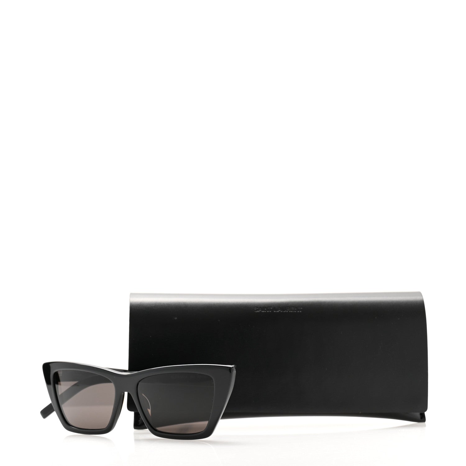Saint Laurent Acetate Mica Cat Eye Sunglasses SL 276 Black 8 of 8