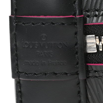 Louis Vuitton Epi Alma BB Black Hot Pink 6 of 8