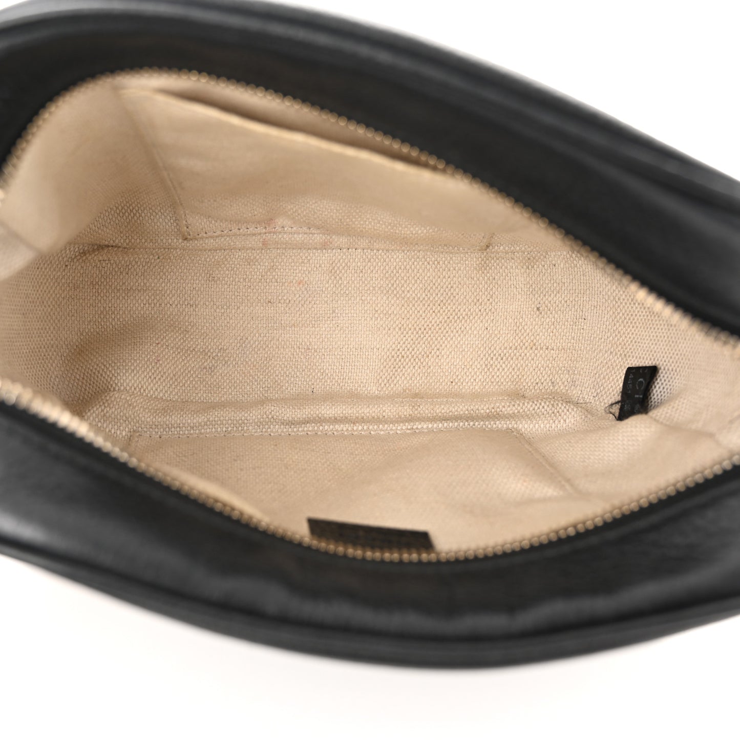 Pebbled Calfskin Small Soho Disco Bag Black