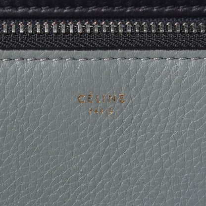 Celine Calfskin Medium Bi-Color Edge Shoulder Bag Almond 6 of 16