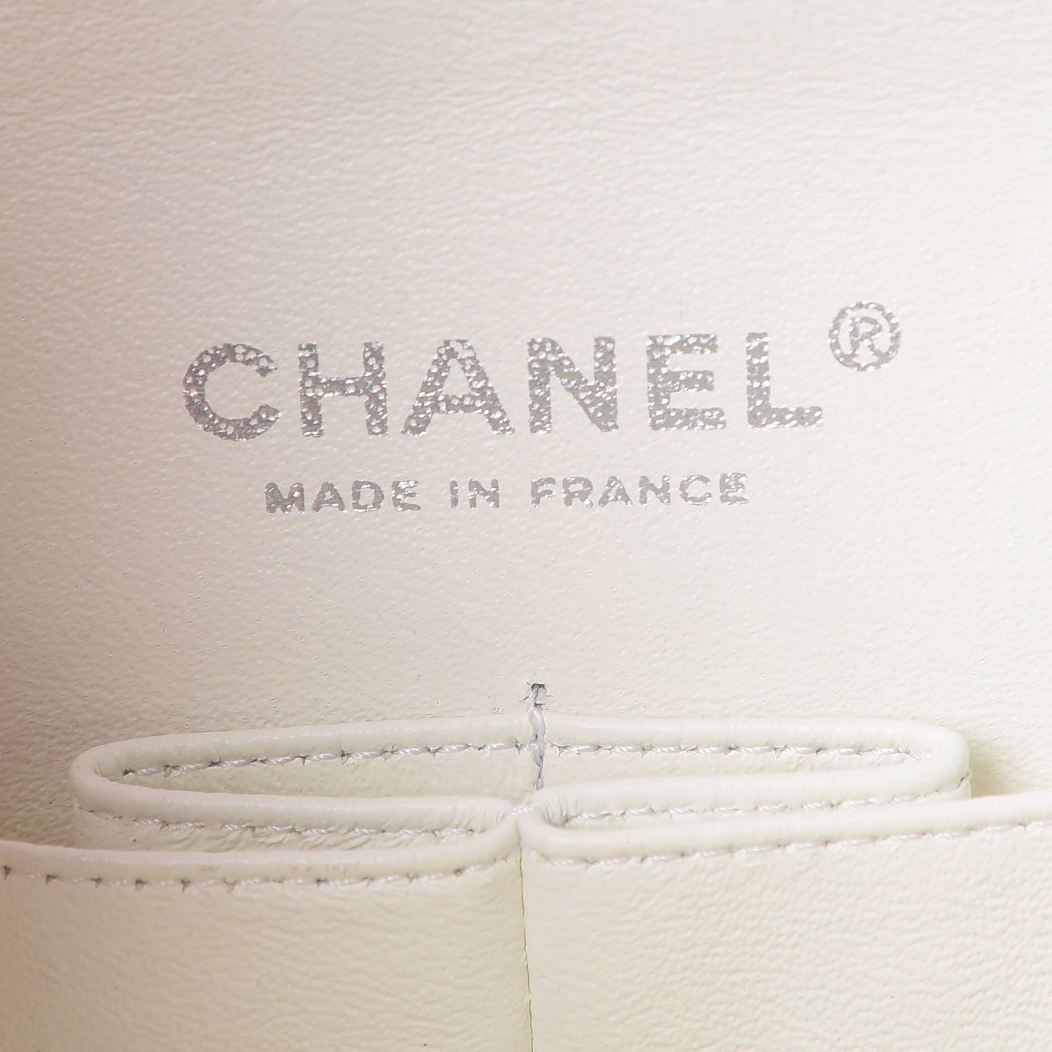 Chanel Caviar Quilted Medium Double Flap White 6 of 9