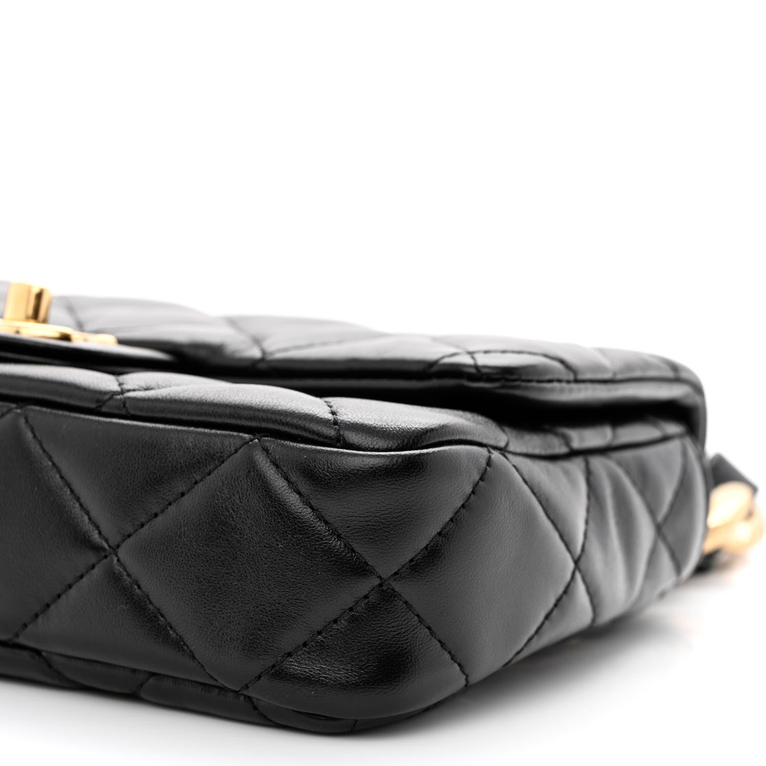 Chanel Lambskin Quilted Small Funky Town Flap Black 10 of 11