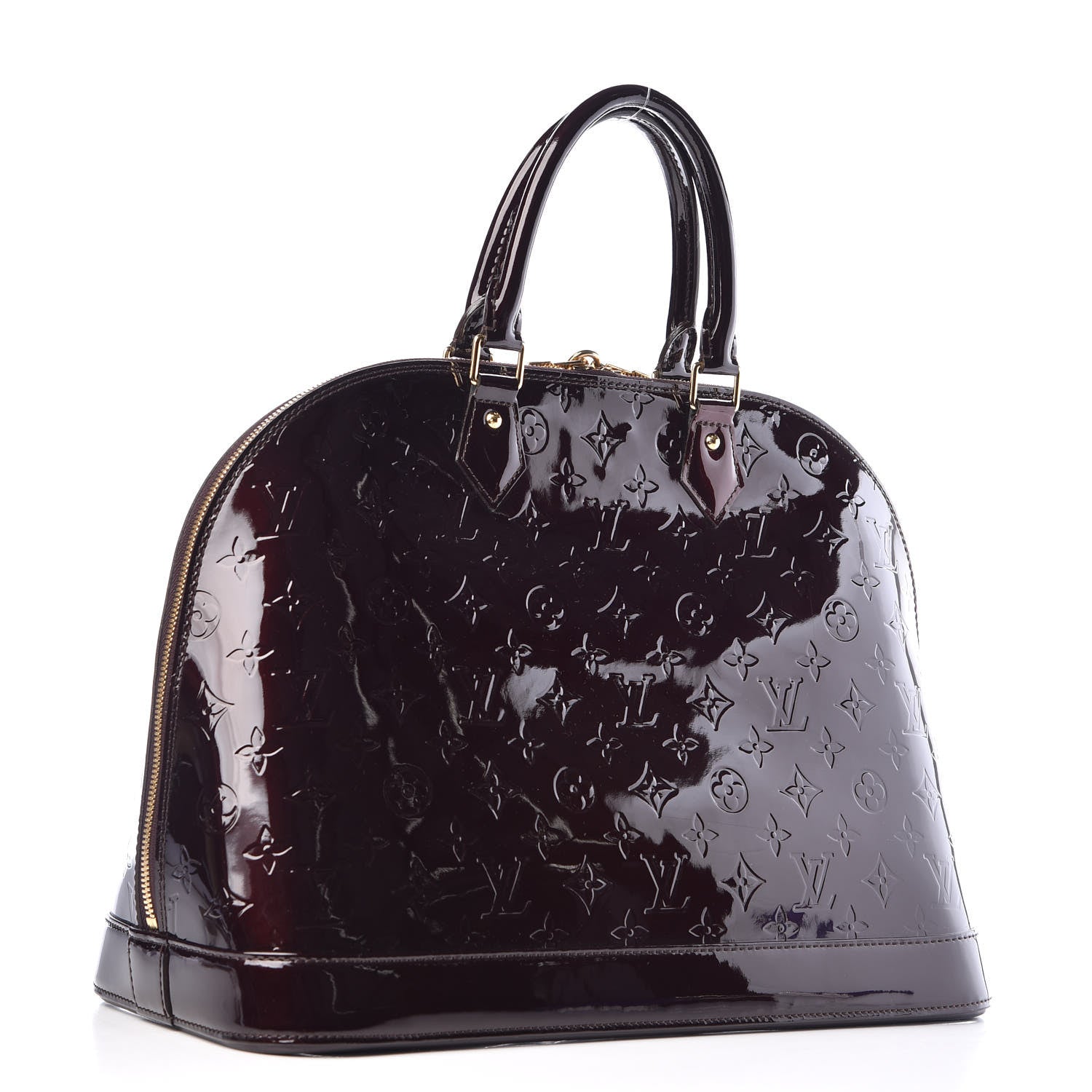 Louis Vuitton Vernis Alma GM Amarante 3 of 9