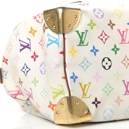 Louis Vuitton Monogram Multicolor Speedy 30 White 6 of 8