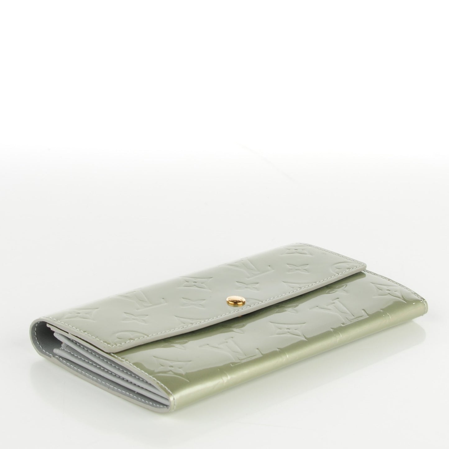 Vernis Pochette Porte-Monnaie Credit Wallet Silver