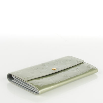 Louis Vuitton Vernis Pochette Porte-Monnaie Credit Wallet Silver 5 of 8