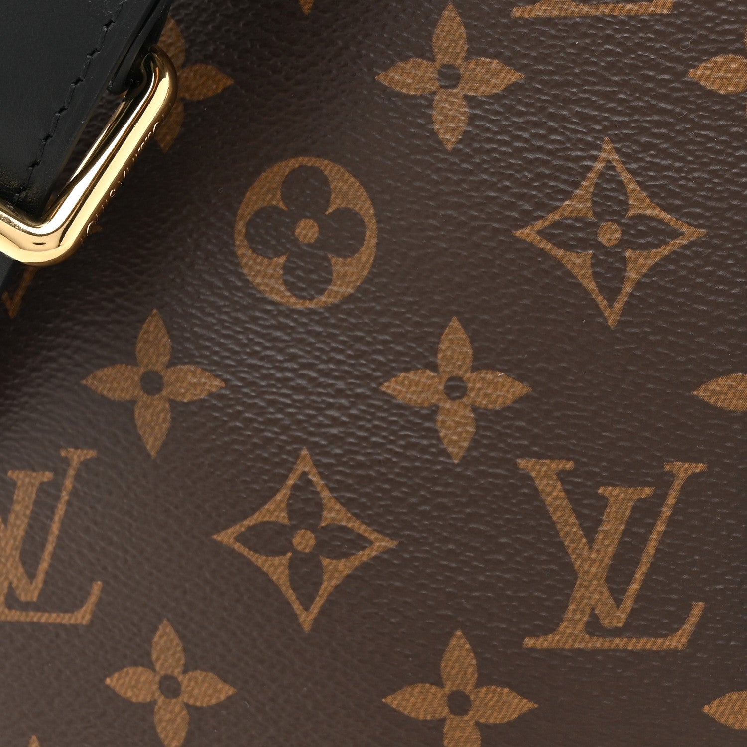Louis Vuitton Monogram Odeon MM Black 7 of 15