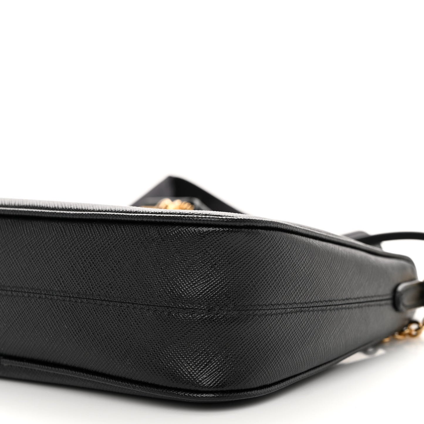 Saffiano Lux Re-Edition 2005 Shoulder Bag Black
