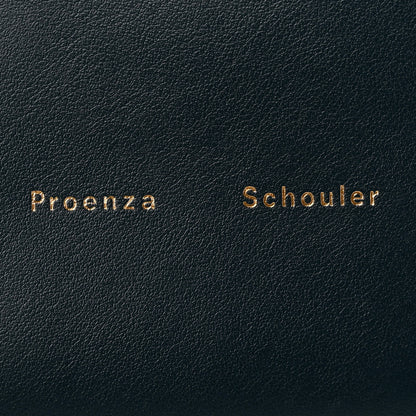 Proenza Schouler Calfskin Large Ruched Tote Petrol Green 7 of 11