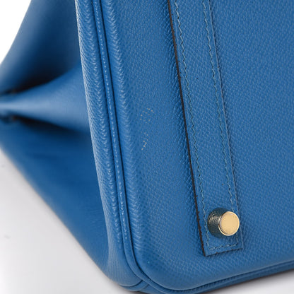 Hermes Epsom Birkin 30 Bleu Izmir 9 of 9
